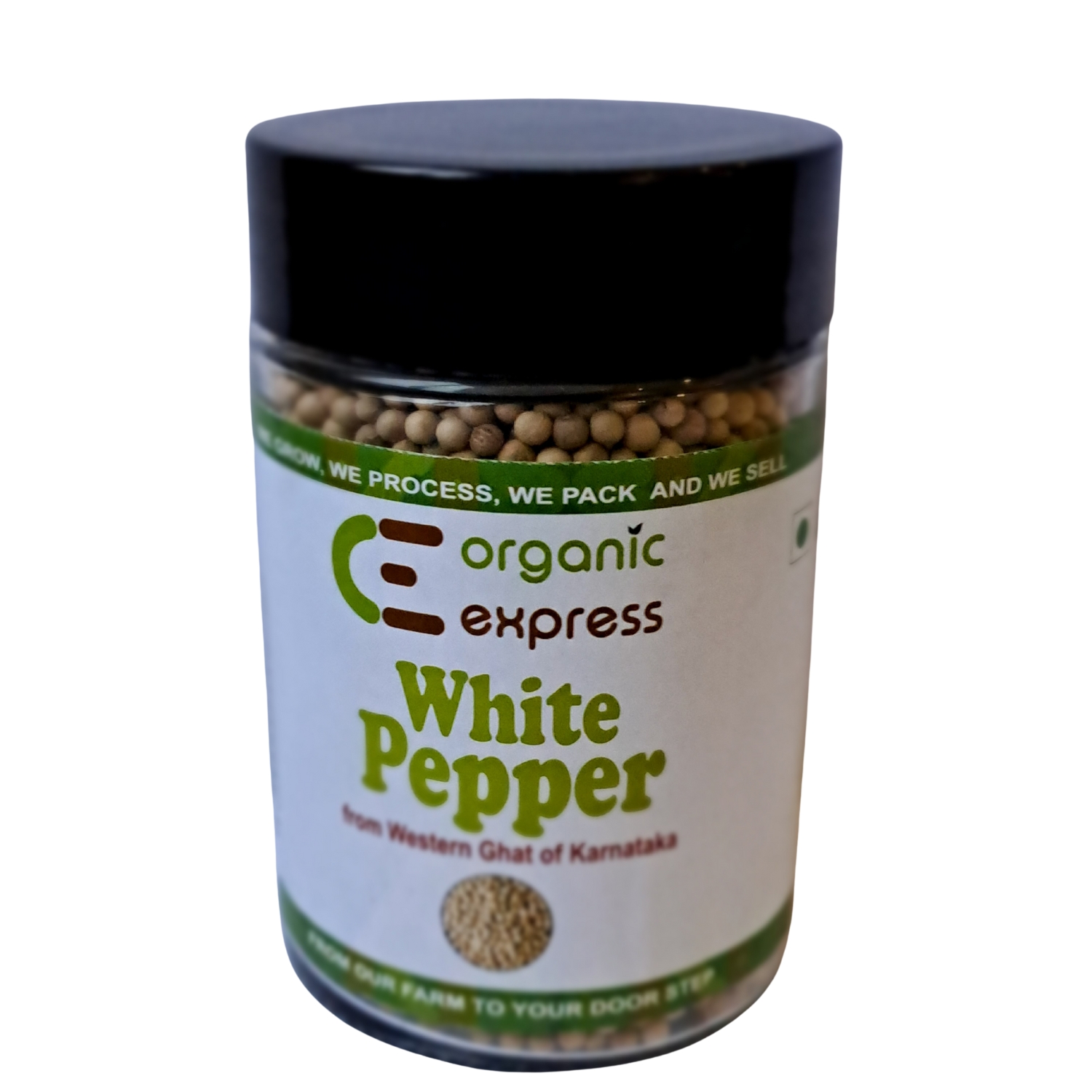 Organic Express White Pepper - 150 GM
